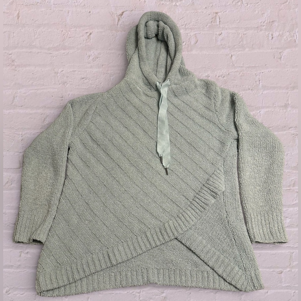 Simply Vera Vera Wang Light Green Hooded Sweater